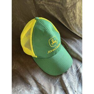 John Deere Snapback Hat  MPC promotions Green Yellow Mesh Trucker Cap